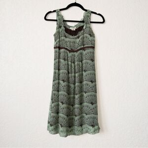 Diodore x Anthropologie‎ Green Mai Ogi Mini Dress Size 6